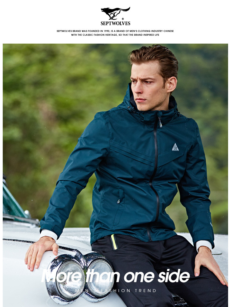 Blouson homme SEPTWOLVES    manches longues - Ref 3118392 Image 8