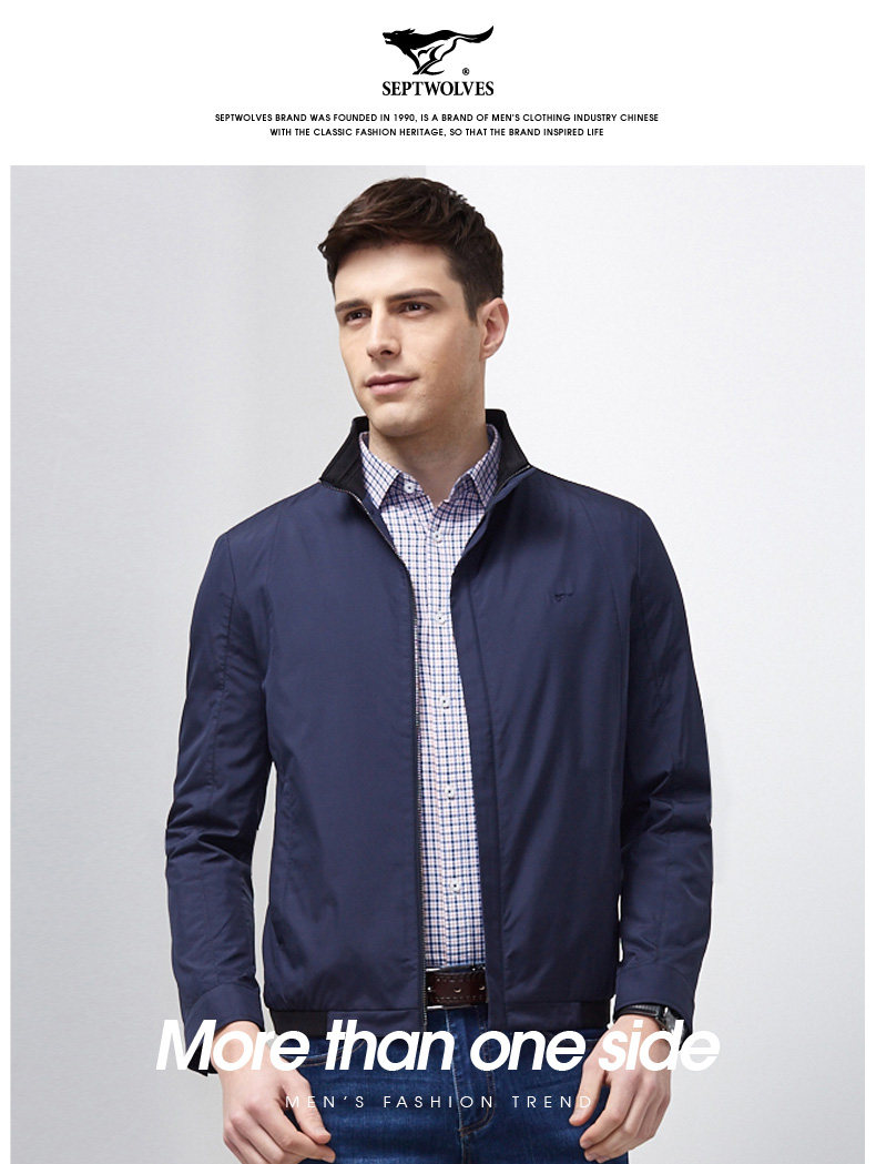 Blouson homme SEPTWOLVES    manches longues en Polyester - Ref 3118018 Image 18