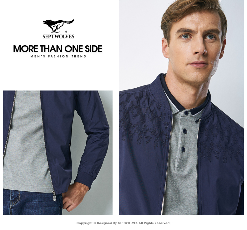 Blouson homme SEPTWOLVES    manches longues - Ref 3117858 Image 39