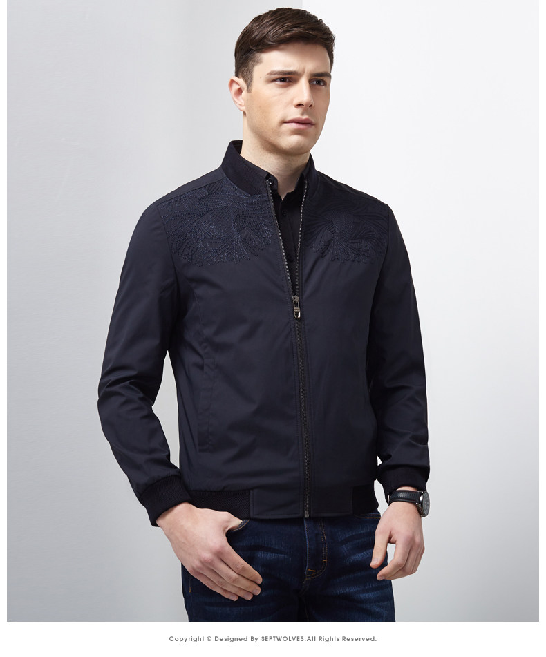 Blouson homme SEPTWOLVES    manches longues en Polyester - Ref 3117563 Image 17