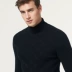 Áo len nam bảy màu 2018 mùa đông mới cashmere cao cổ pha trộn áo len nam thanh niên - Áo len Cashmere
