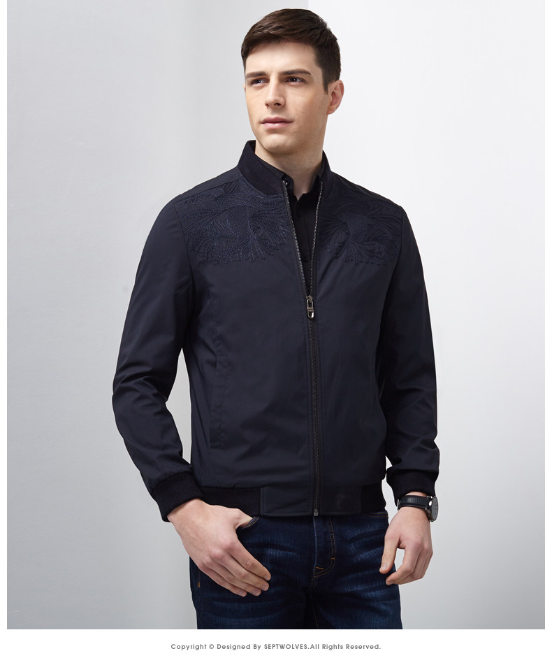 Blouson homme SEPTWOLVES    manches longues en Polyester - Ref 3117563 Image 16