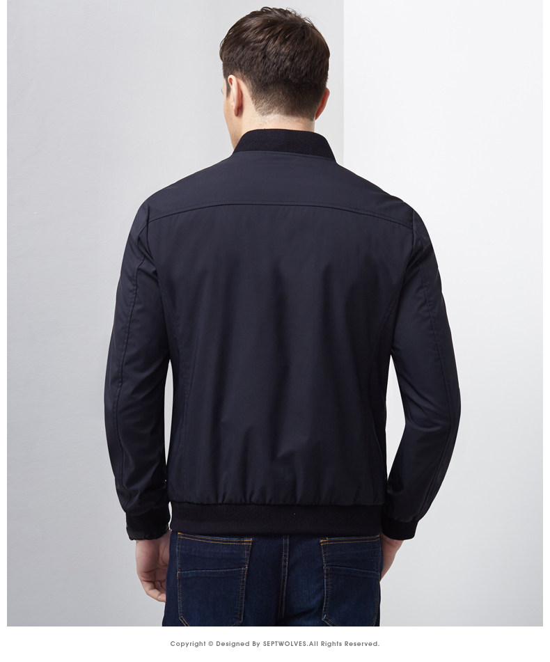 Blouson homme SEPTWOLVES    manches longues en Polyester - Ref 3117563 Image 18