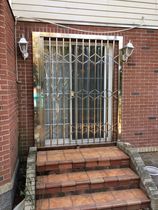 Nanjing pull gate stainless steel sliding telescopic door anti-theft net sliding window solid steel sliding door home balcony shrinkage