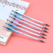 Creative cute Diamond Head 0 5 activity pencil hipster fairy Star 0 7 automatic transparent rod push pen wholesale