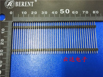 2 0MM double plastic single row straight needle 1*40p total needle length 30MM single row pin 40p all copper gold plated 30MM