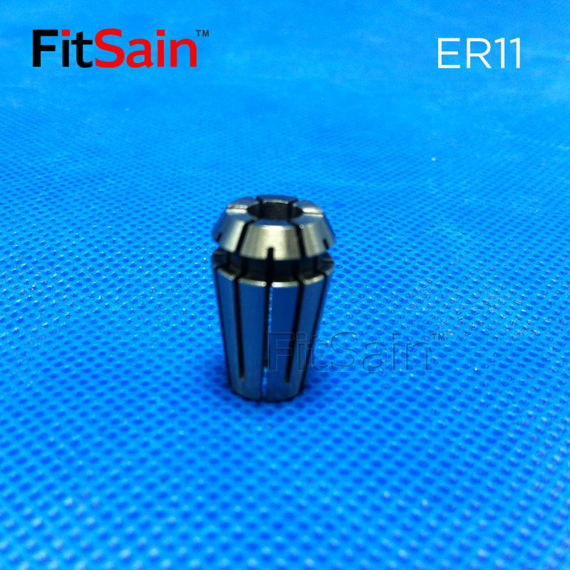 FitSain-high precision ER11 elastic collet cylinder clamp motor spindle knife lever extension rod engraving machine