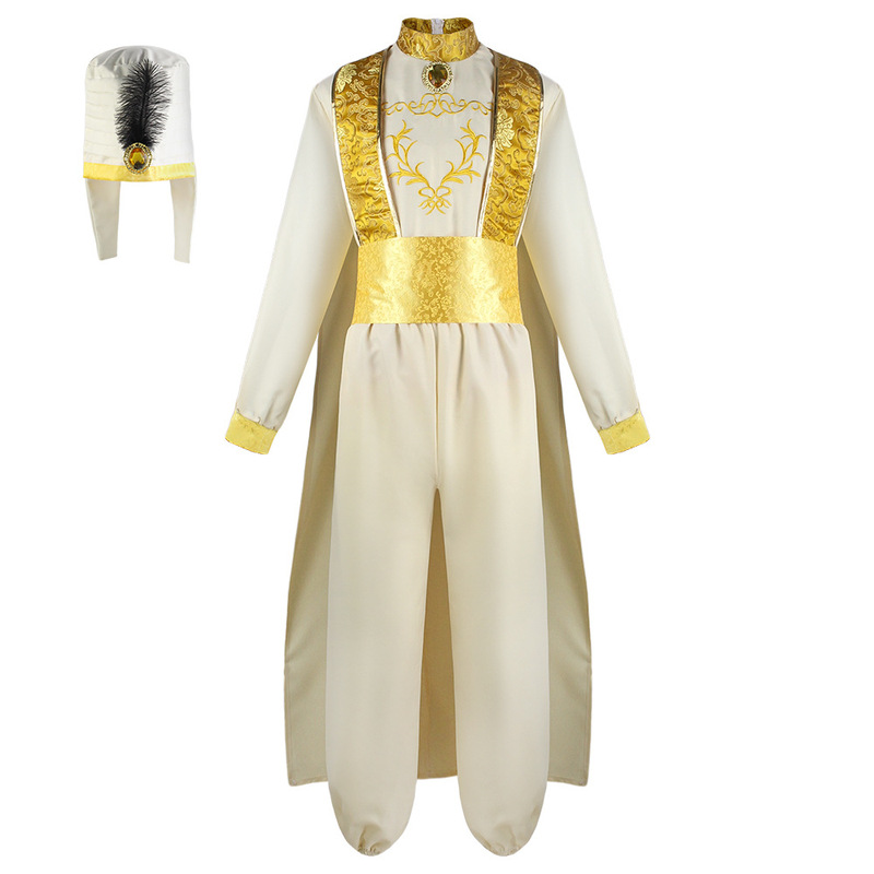Prince of the Magic Lamp Cosplay Costume One Thousand and One Nights Aladdin Prince of the Magic Lamp Cosplay Children's Performance Costume