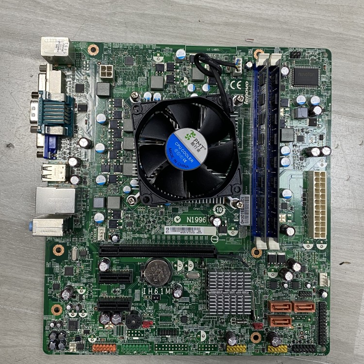 New Lenovo H61 1155 Motherboard i3 i5 3470 i7 CPU 4G 8G Memory Fan Set
