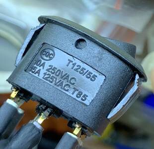 T125/55 10A 250VAC 15A 125VDC T85 штатив овальный переключатель для поколение Продукт 5 узлов = 1 кусок