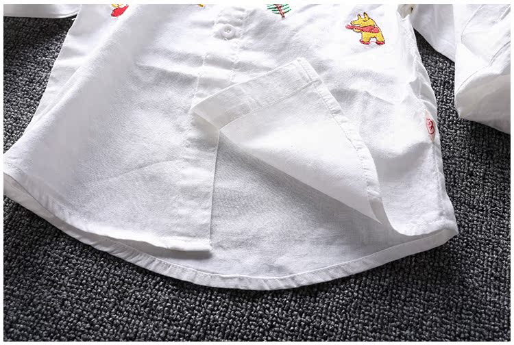 Chemise garcon à manche longue - Ref 2078481 Image 21