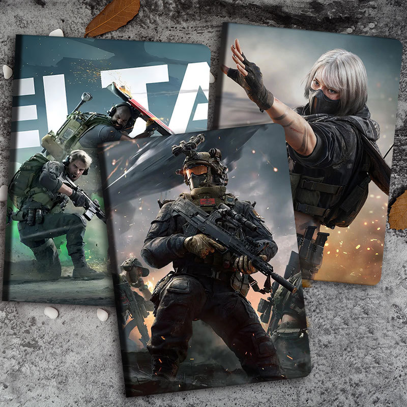 Delta Operation iPad Pro 11inch Protective Case 10.2 Gaming Peripheral 78910 Generation Tactical Shooting Air6 Tablet Case Mini7345 Mini6 Anti-Terrorism Mobile Game Compatible Redmi Se Xiaomi 6