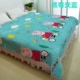 Flannel chống trượt tấm sang trọng dày chăn quilted bởi san hô lông cừu sinh viên nệm đơn pad