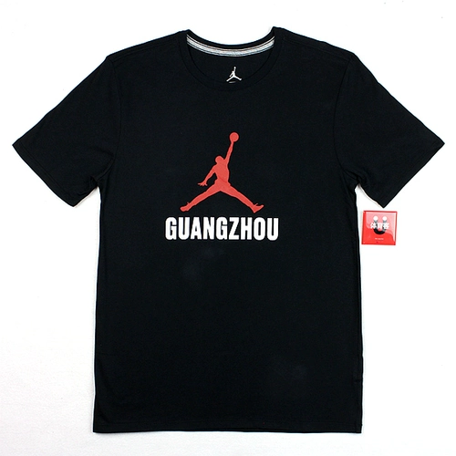Nike Подлинная футболка Nike AJ Men's Sports с короткими рукавами AQ9799/9797-010-100 CD7611-010