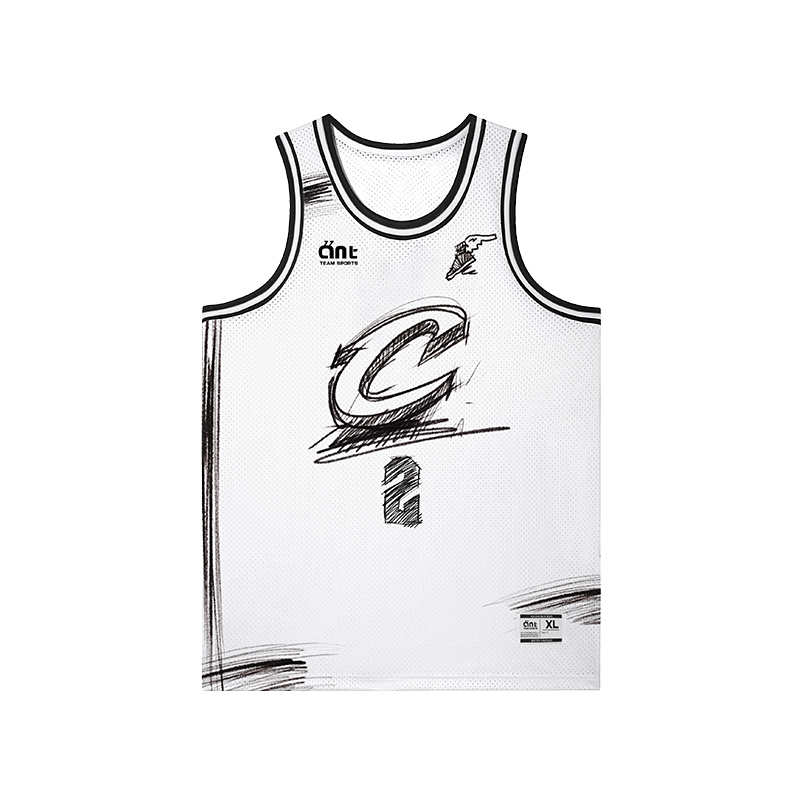 [Redefinition] Ant Modified Version of Knight Irving Sketch Hand-Drawn Version Large C Jersey Retro Mesh Basketball Vest