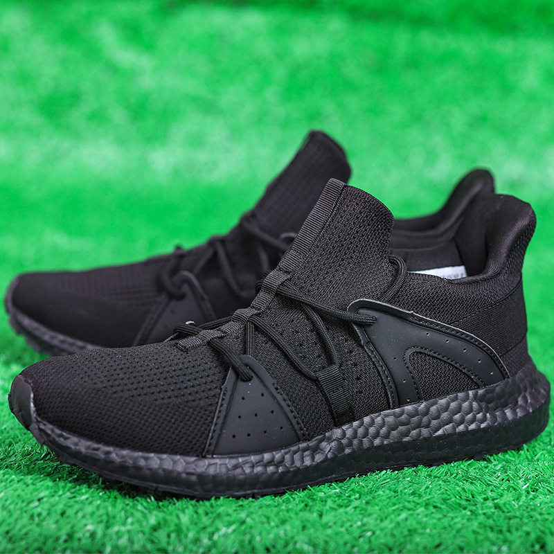 New-style firefighting training shoes men's black outdoor ultra-light running shoes summer mesh training rubber shoes women's backup training shoes