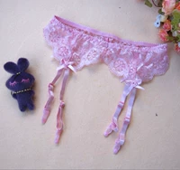 Mùa hè tam giác gợi cảm garter lady phối cảnh vớ ren cám dỗ đồ lót gợi cảm garter 5519 kẹp kim loại màu đen cho nữ