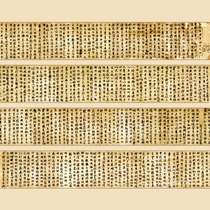 Thousand-character living room bedroom banner Long roll Antique antique real grass brush calligraphy Soft framed calligraphy and painting Zhiyong