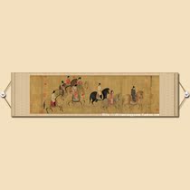 Mrs. Guo Guos Spring Picture Seven-foot Banner Scroll Antique Characters Soft-mounted Celebrity Chinese Painting Calligraphy and Painting Zhang Xuan