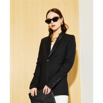 Z boss Italian Roe classic suit micro-elastic wool satin stitching swallowtail dress slim suit woman