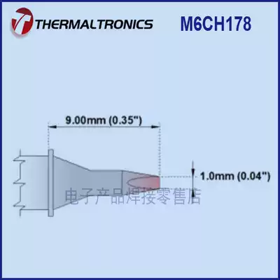 Original THERMALTRONICS soldering iron nozzle M6CH178 M7CH178 M8CH178 chisel tip