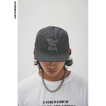  UNTILWERICH original street national tide three-dimensional reflective soft top flat-brimmed hat BASEBALL cap mens American skateboarding style