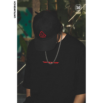  UNTILWERICH Joint 50 Skateboard Retro Baseball cap Soft top hat Carefully slide warning sign curved hat