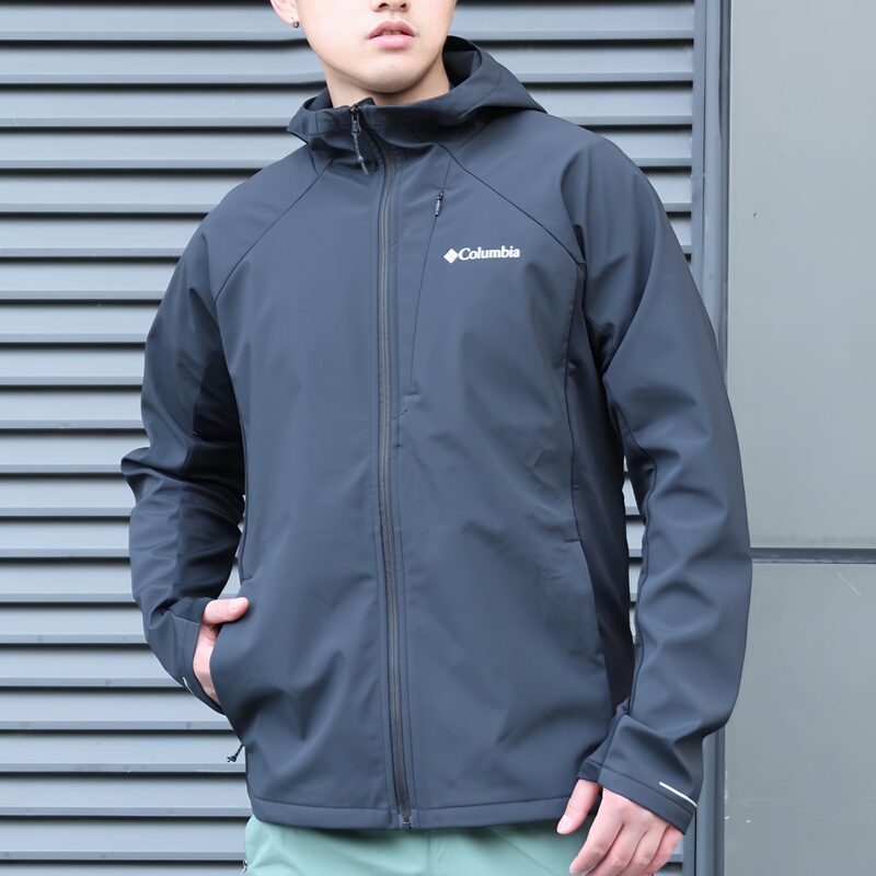 26 Spring and Summer New Columbia Outdoor Men's Water-Repellent and Windproof Thin Velvet Stretch Soft Shell Jacket We9573