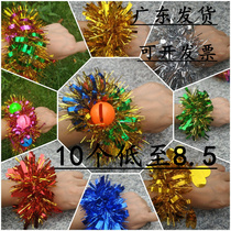 Children's dance performance props accessories hand flower bracelet headdress Latin dance wrist flower kindergarten