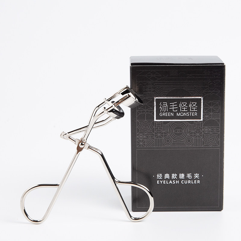 Green Hair Monster Classic Eyelash Curler Portable Beginner