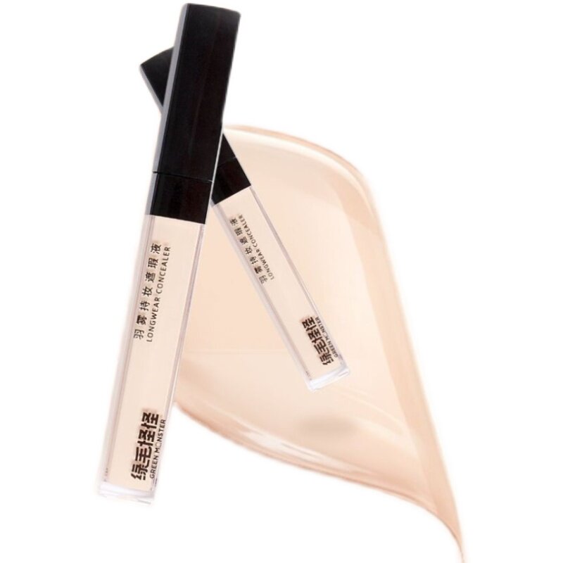 Green Hairy Monster Feather Mist Holding Concealer Natural Color