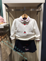 Clothing love childrens clothing counter domestic 2020 spring new girls  college crew neck sweater KWA1122K