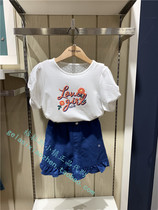 Spot clothes childrens clothing counter domestic 20 years autumn girls back net leisure T-shirt RAA3721Q