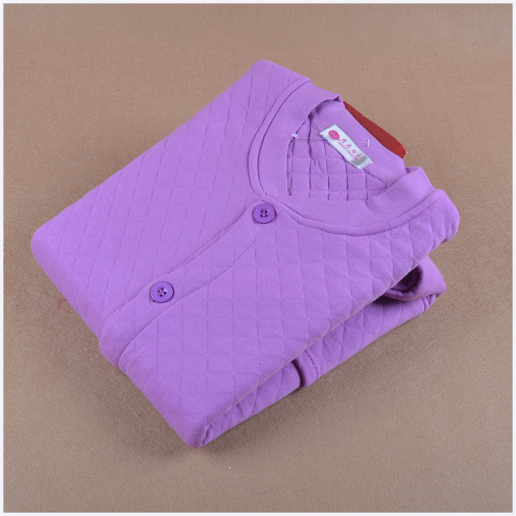 Áo ấm cotton cotton ba lớp đồ lót nhiệt trung niên cardigan bông nhồi bông ấm quần áo cotton ấm đơn áo giữ nhiệt nam không tay