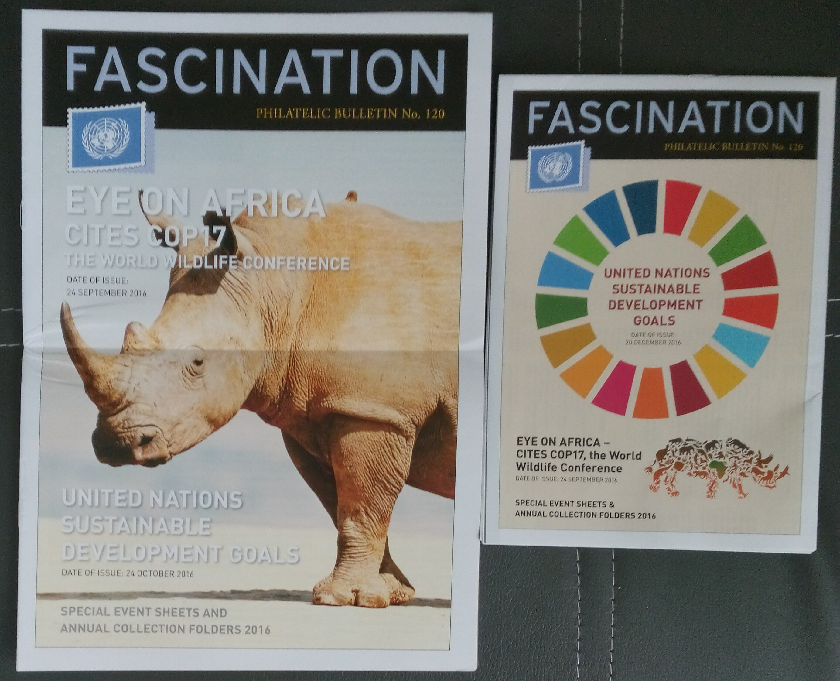 United Nations New Post Forecast Catalogue PHILATELIC BULLETIN NO120 2016