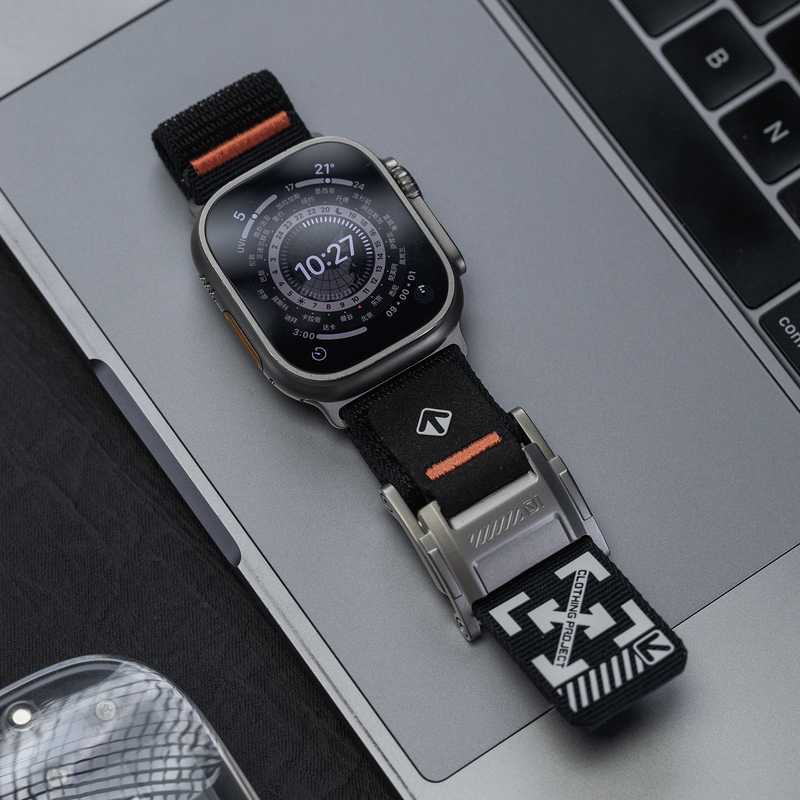Nylon Magnetic Quick-Release iWatch Strap Suitable for Ultra4 Apple Watch Applewatch Metal Buckle S12 Nylon Magnetic Quick-Release iWatch Strap Suitable for Ultra4 Apple Watch Applewatch Metal Buckle S12