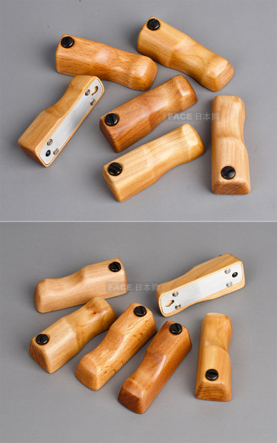 Walnut Wood Grain Carving Shake Handle Part For Pentax Lx