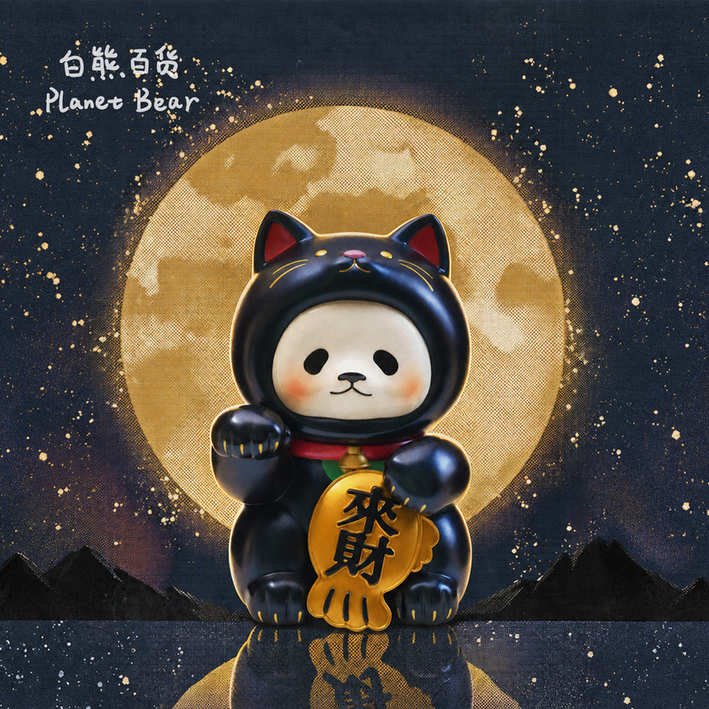 Artist Toys | "Come Money Panpan · Yeah" Trendy Large Doll Figurine Lucky Cat Ornament