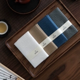 Шарф ручной работы, японский чайный сервиз, настольный коврик, из хлопка и льна, простой и элегантный дизайн
