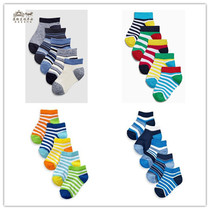 Spot next childrens clothing boys new monster blue striped childrens socks cotton socks boat Socks Socks Socks Socks