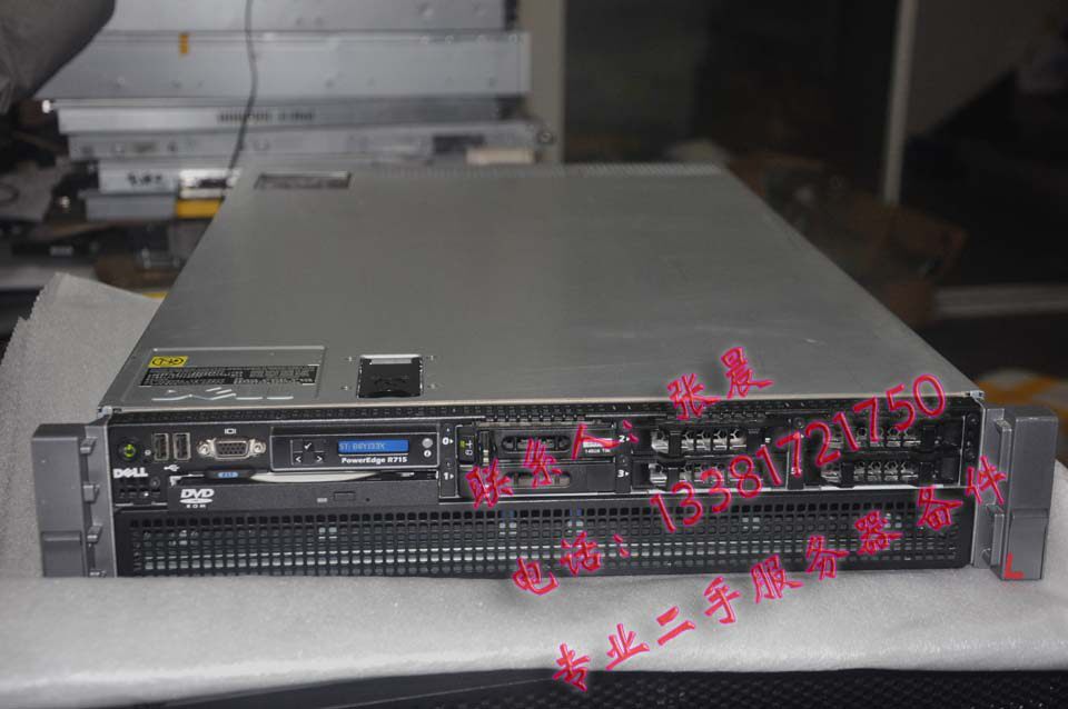 Dell R715 2U Silent Server 24 Core AMD 6344*2 H700 Four Gigabit Seconds R710