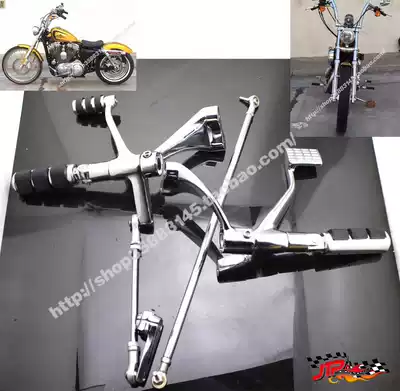 Applicable to Harley XL883 1200 X48 2004-2021 modified front pedal brake lever shift lever assembly
