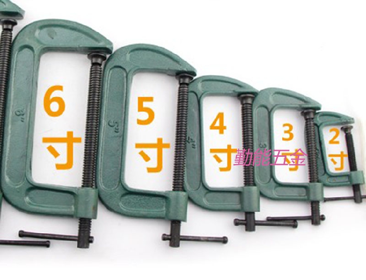 2 inch 3 inch 4 inch 5 inch 6 inch G type clamp C type Wanuse iron clamp Wood clamp fixed clip clamp clamp holder