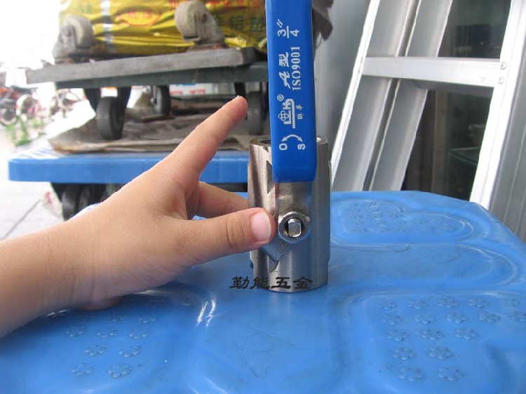 United China A-type 4 points 6 points 1 inch stainless steel wide ball valve DN15DN20DN25 Water valve 1 2 3 4 High temperature