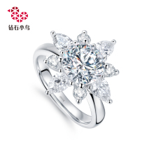 Zbird diamond bird 18k diamond ring-star eyes-marriage proposal wedding carat diamond ring women