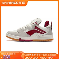 Li Ning, ретро низкий легкий скейтборд, дышащие кроссовки, для влюбленных