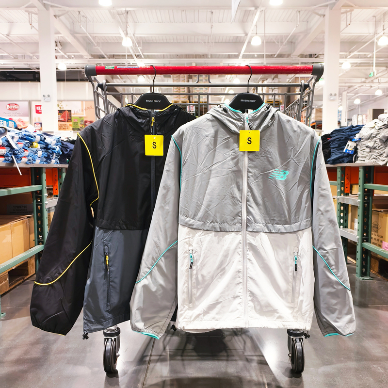 Costco New Balance Sports Windbreaker Men's Hoodie Lightweight Windproof Outdoor Thin Jacket