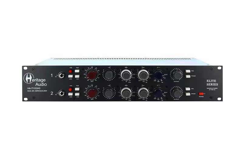 Heritage Audio Dual-Channel Mic Pre-EQ HA-73 EQX2