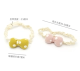 Милая повязка на голову с бантиком для девочек для принцессы, детский аксессуар для волос для новорожденных, ободок, в корейском стиле