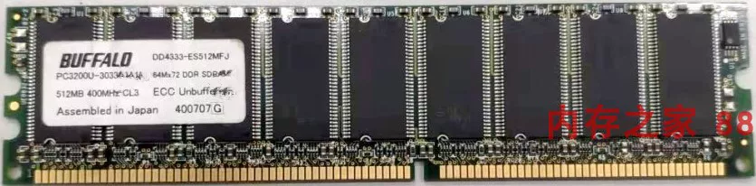 BUFFALO 512MB 400 ECC PC3200 маршрутизатор промышленный компьютер сервер firewall память 1G